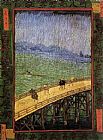 Vincent van Gogh Bridge in the Rain painting